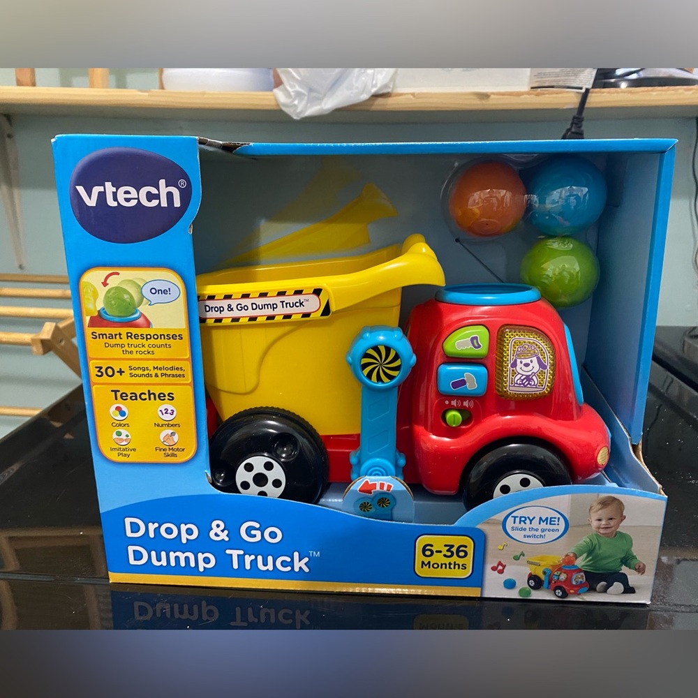 VTECH dump truck toy